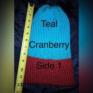 Double knit, reversible beanie